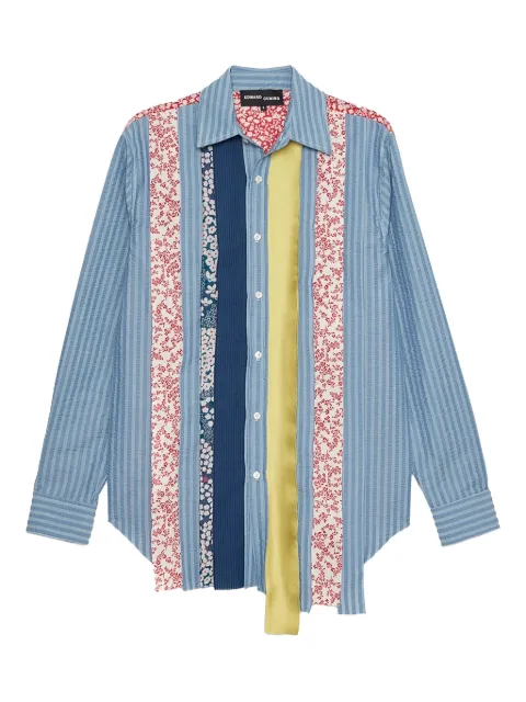 Edward Cuming patchwork shirt