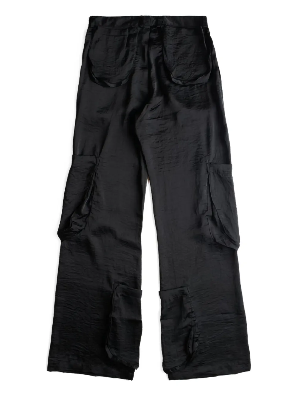 Edward Cuming wide-leg trousers - Zwart