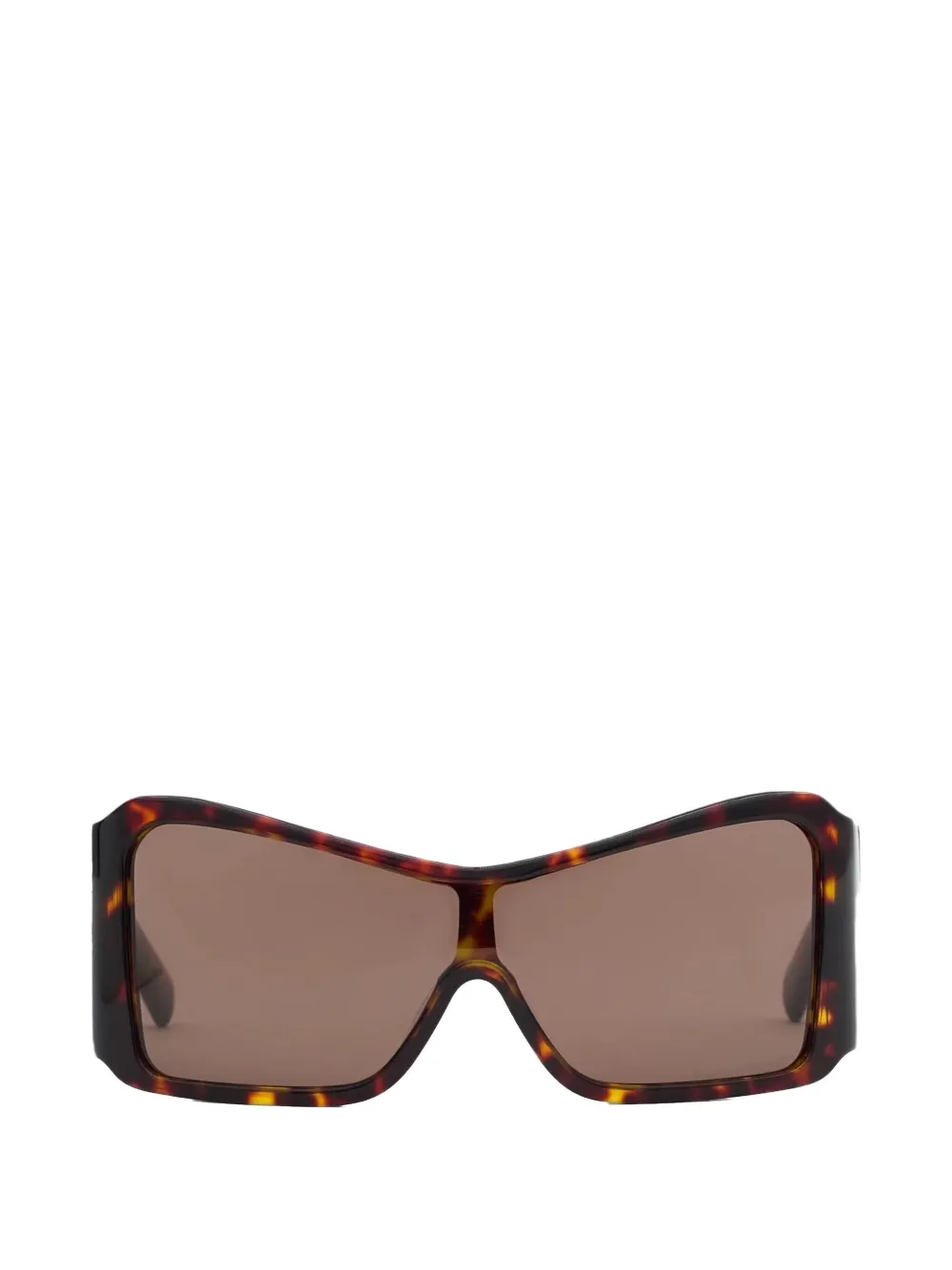 Vaquera Shield-frame Sunglasses In Brown