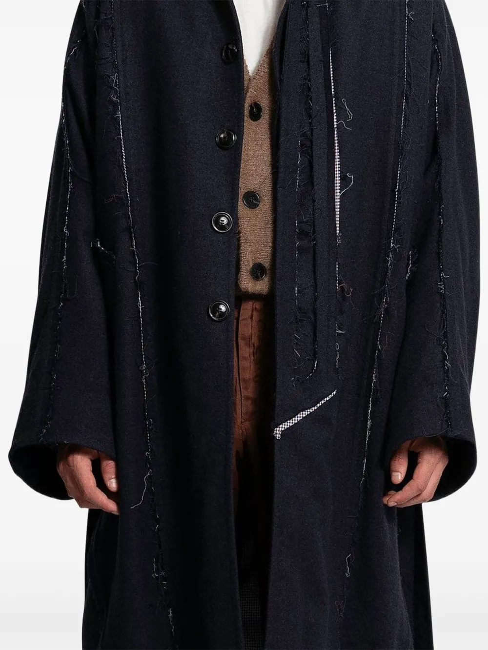 Edward Cuming frayed coat | Single Breasted Coats | Image 2
