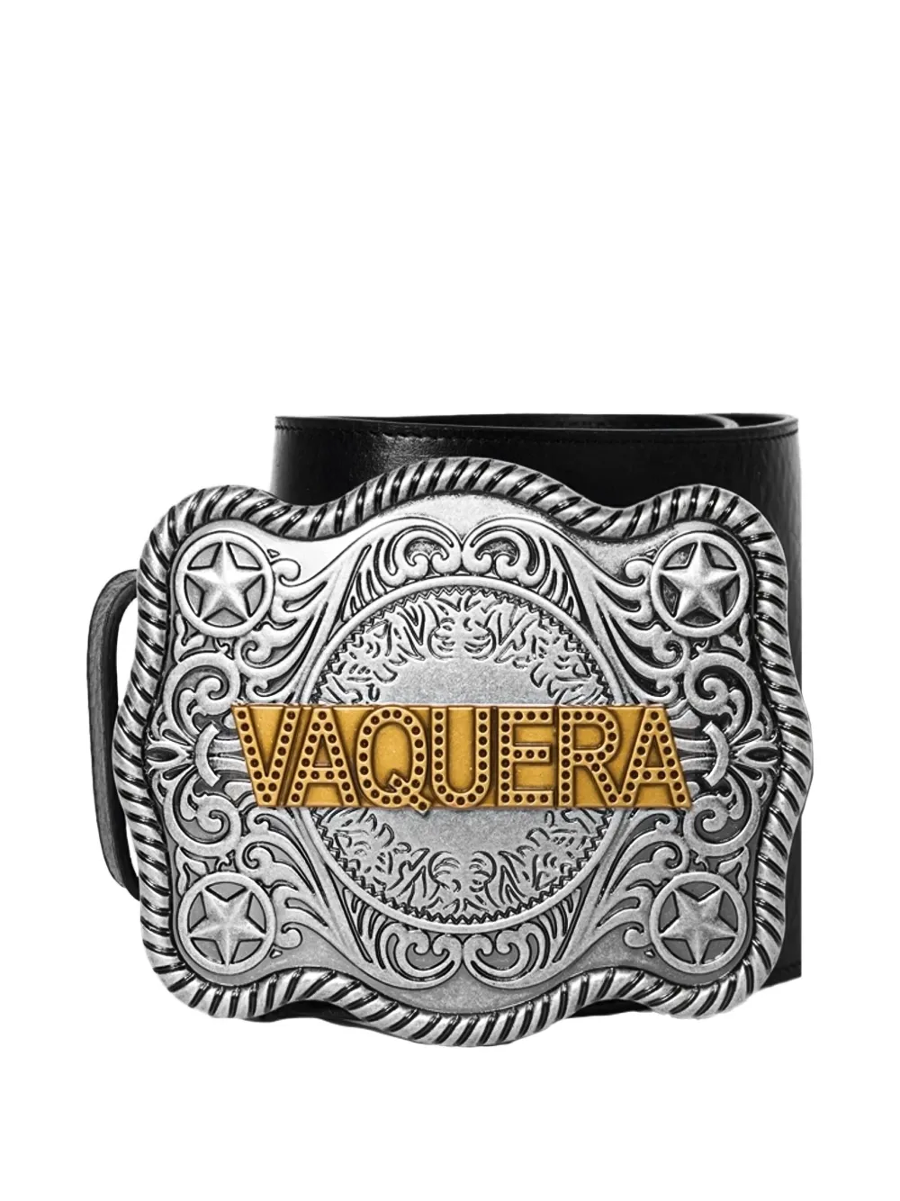 Vaquera Cintura con fibbia Western - Nero