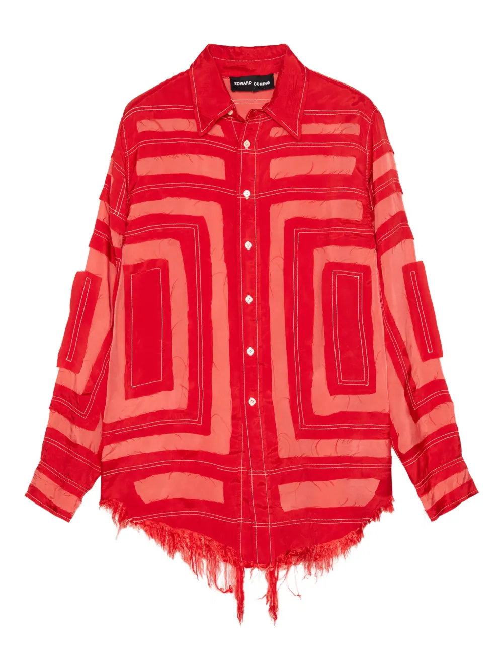 Edward Cuming Ascension shirt - レッド Edward Cuming Ascension shirt - レッド