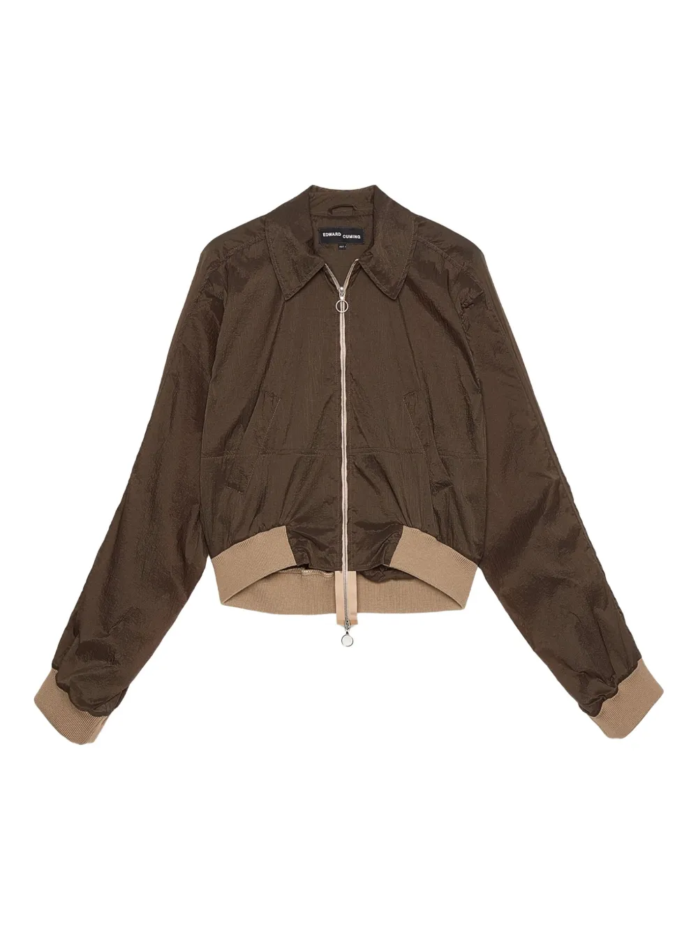 Edward Cuming zip-up lightweight jacket - ブラウン Edward Cuming zip-up lightweight jacket - ブラウン