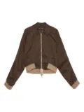 Edward Cuming zip-up lightweight jacket - Brown