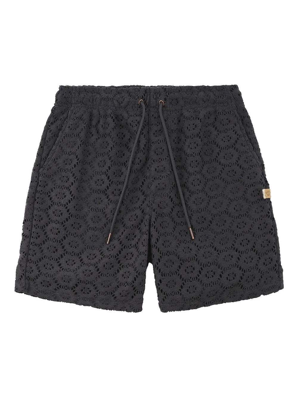 Honor The Gift crochet-knit shorts | Black | Image 1