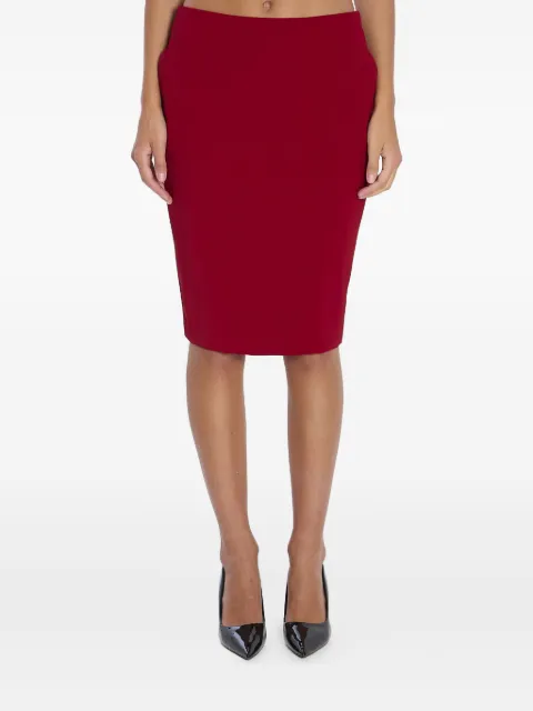 Saint Laurent falda lápiz con dobladillo recto