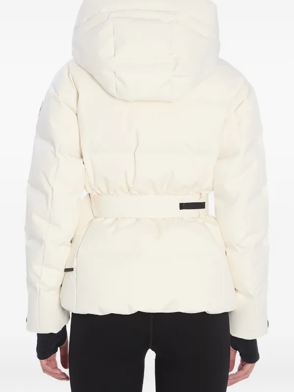 Moncler Grenoble Tolima Hooded Insulated Ski Jacket | White | FARFETCH