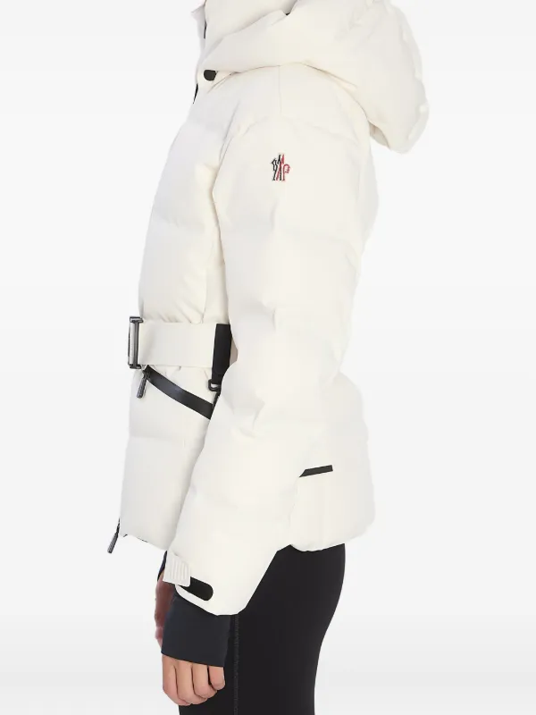 Moncler Grenoble Tolima Hooded Insulated Ski Jacket | White | FARFETCH