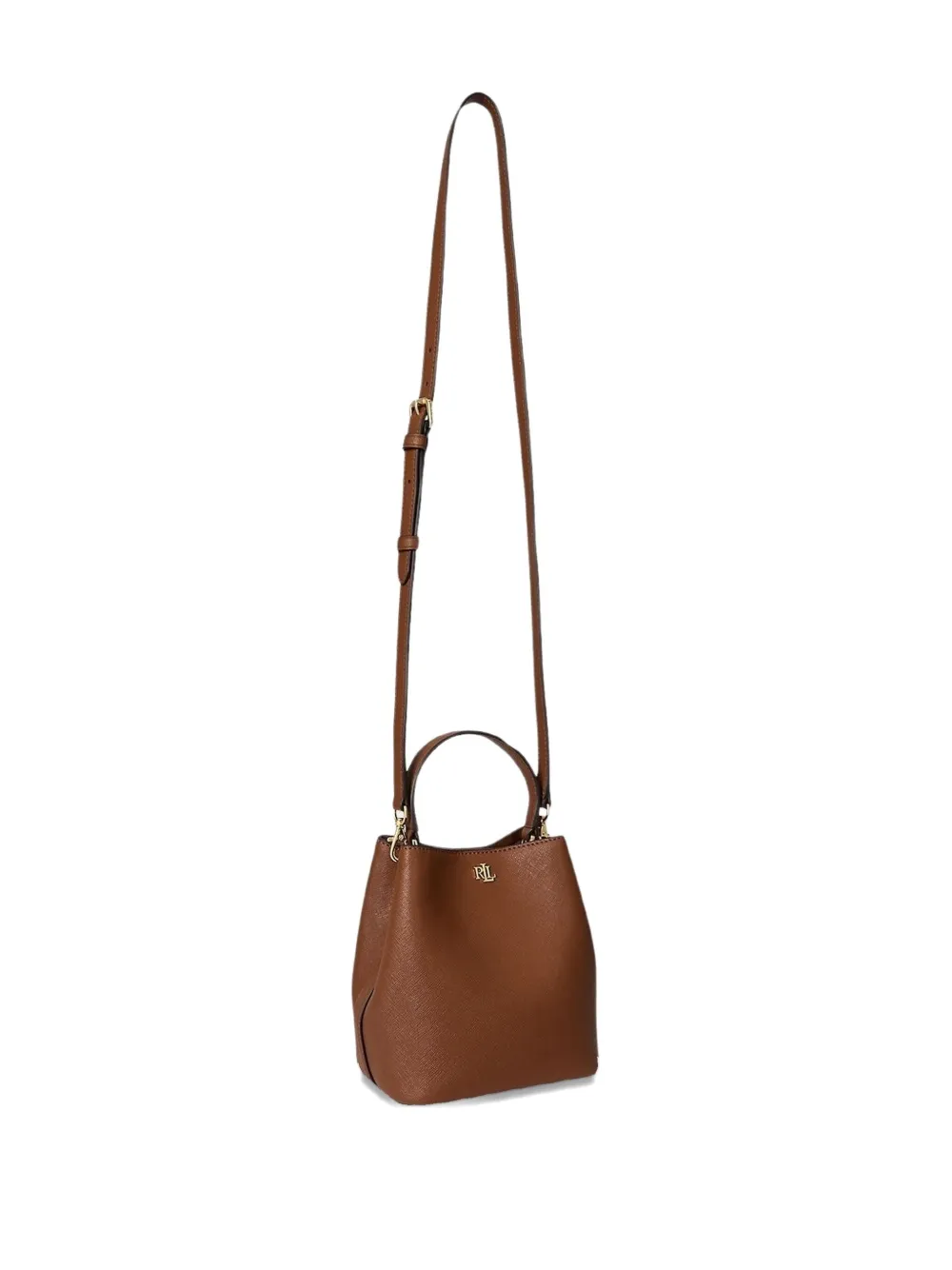 Ralph Lauren Reese Sm Bkt Bucket Bag Small In Brown