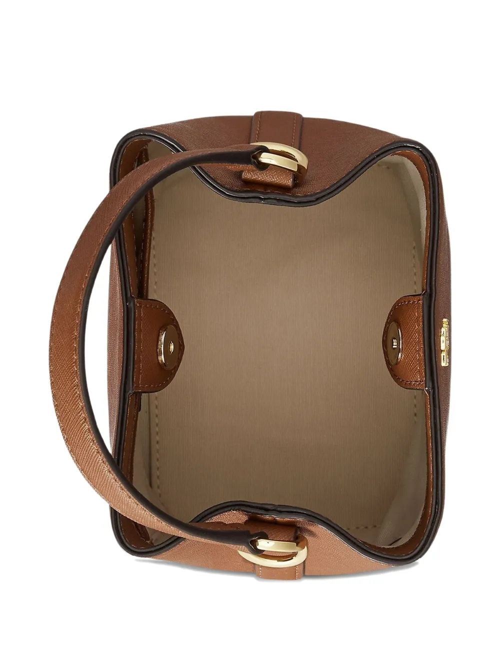 Ralph Lauren Reese Sm Bkt Bucket Bag Small In Brown