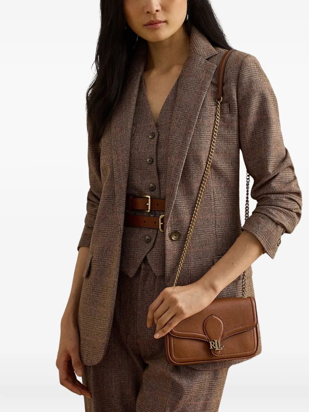 Ralph Lauren Bradley Wallet-on-chain In Brown