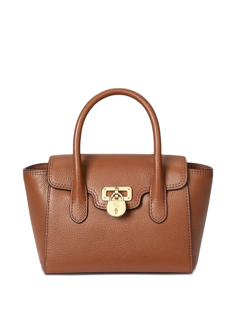 Lauren Ralph Lauren small top handle satchel - Marrone