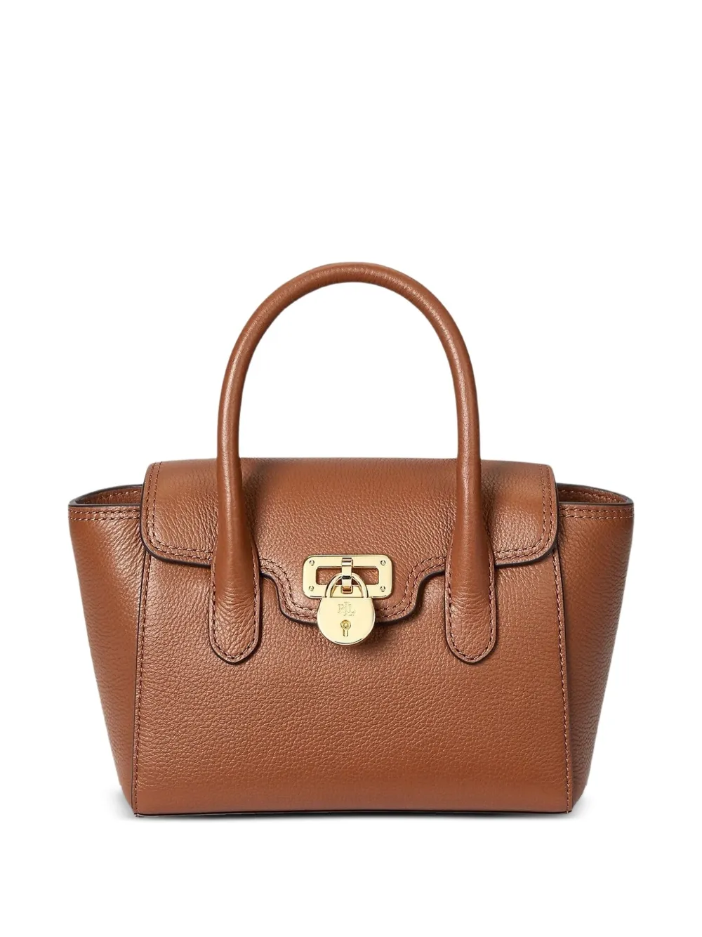 Lauren Ralph Lauren small top handle satchel - Marrone