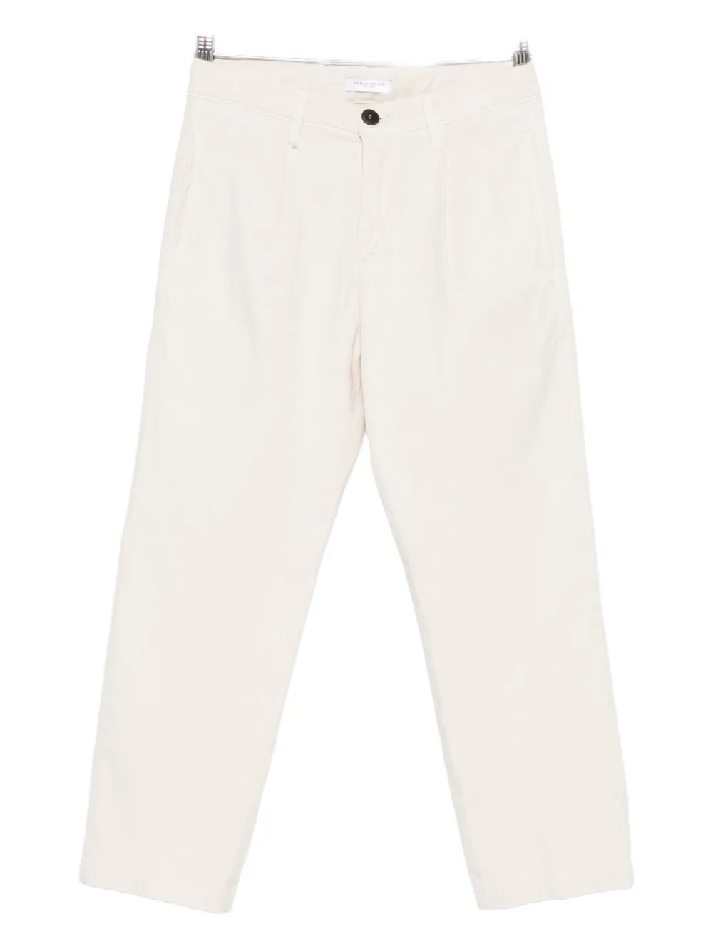Paolo Pecora Buttoned Pants In Neutral