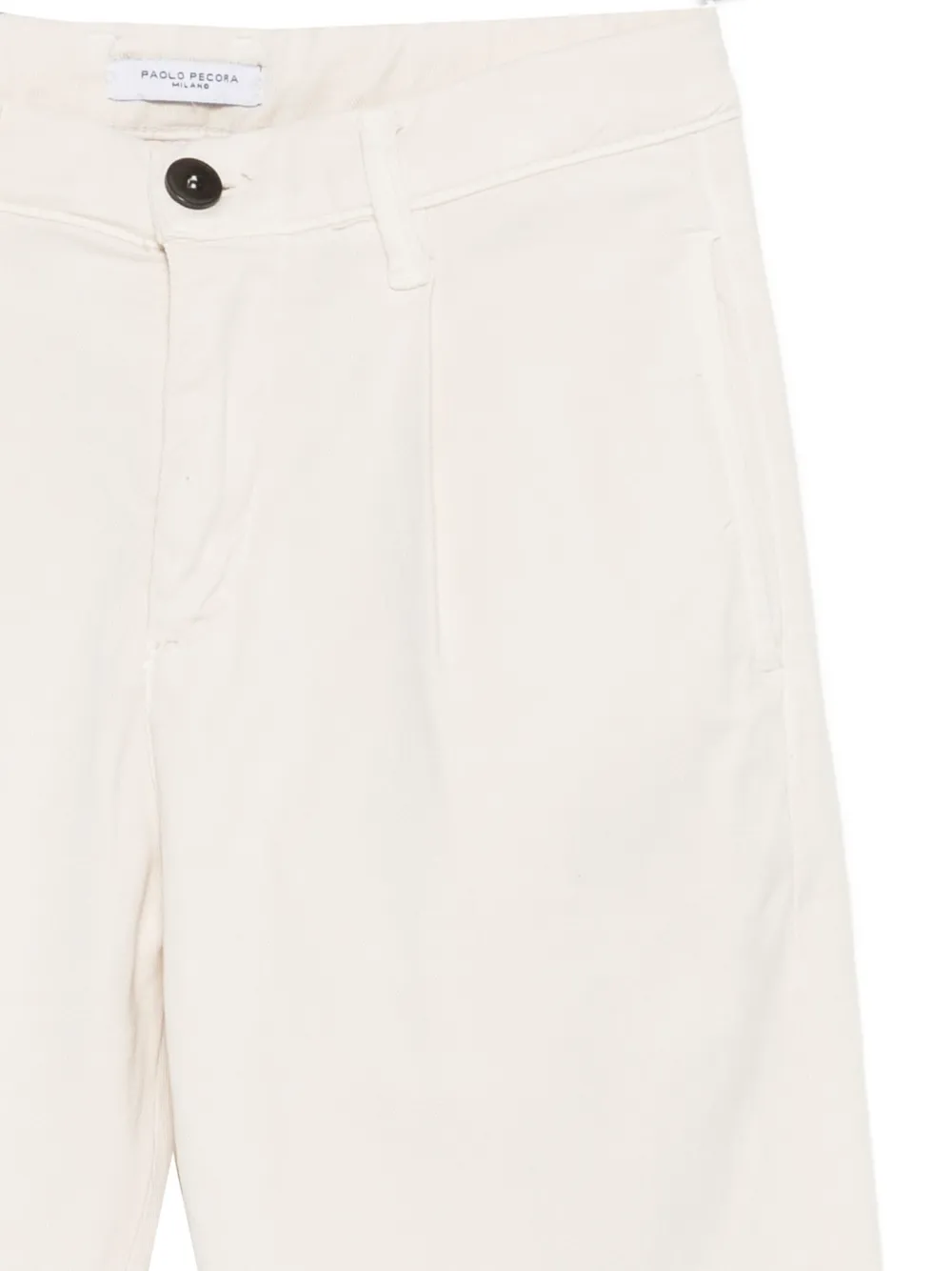 Paolo Pecora Kids Broek met knopen Beige