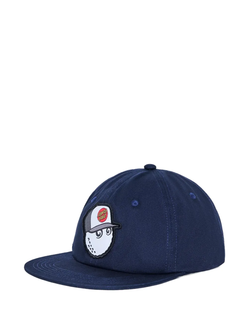Malbon Golf Logo-patch Snapback Cap In Blue