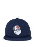 Malbon Golf logo-patch snapback cap - Blue