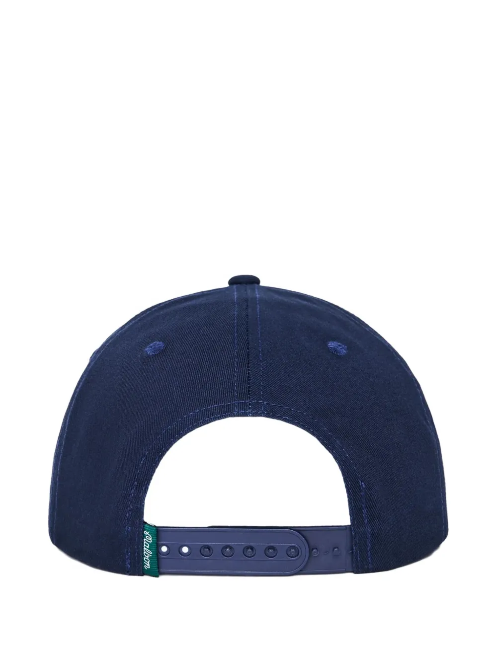 Malbon Golf logo-patch snapback cap - Blauw