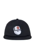 Malbon Golf logo-patch snapback cap - Black