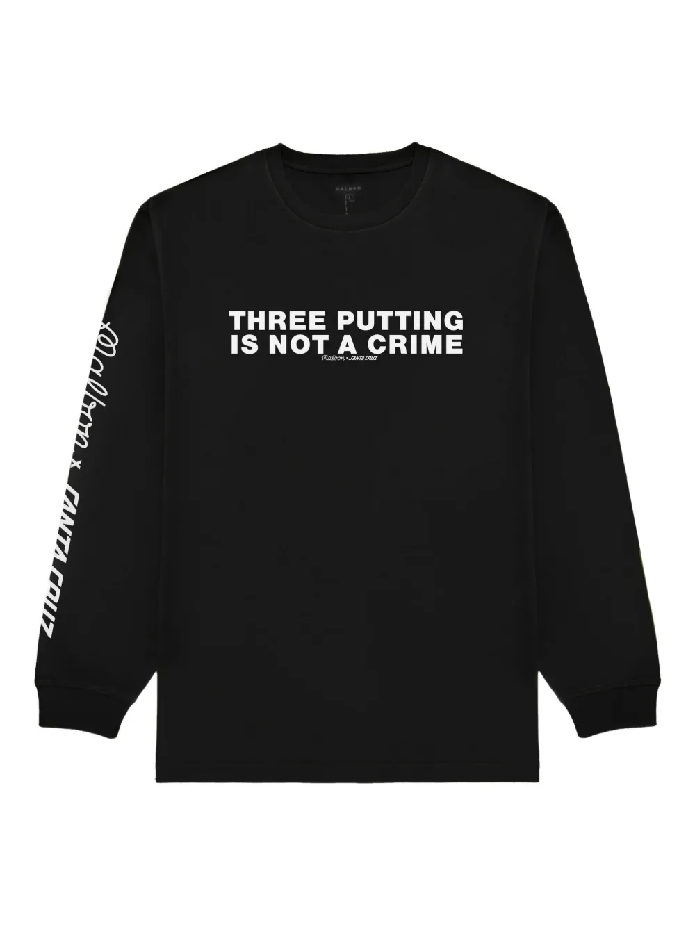 Malbon Golf Santa Cruz long-sleeve T-shirt | Black | Image 1