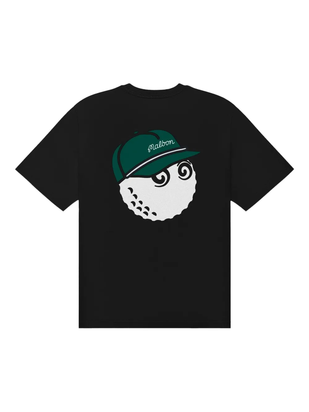 Malbon Golf graphic-print T-shirt - Zwart