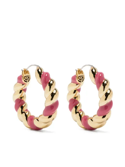 Eddie Borgo enamel rope hoops