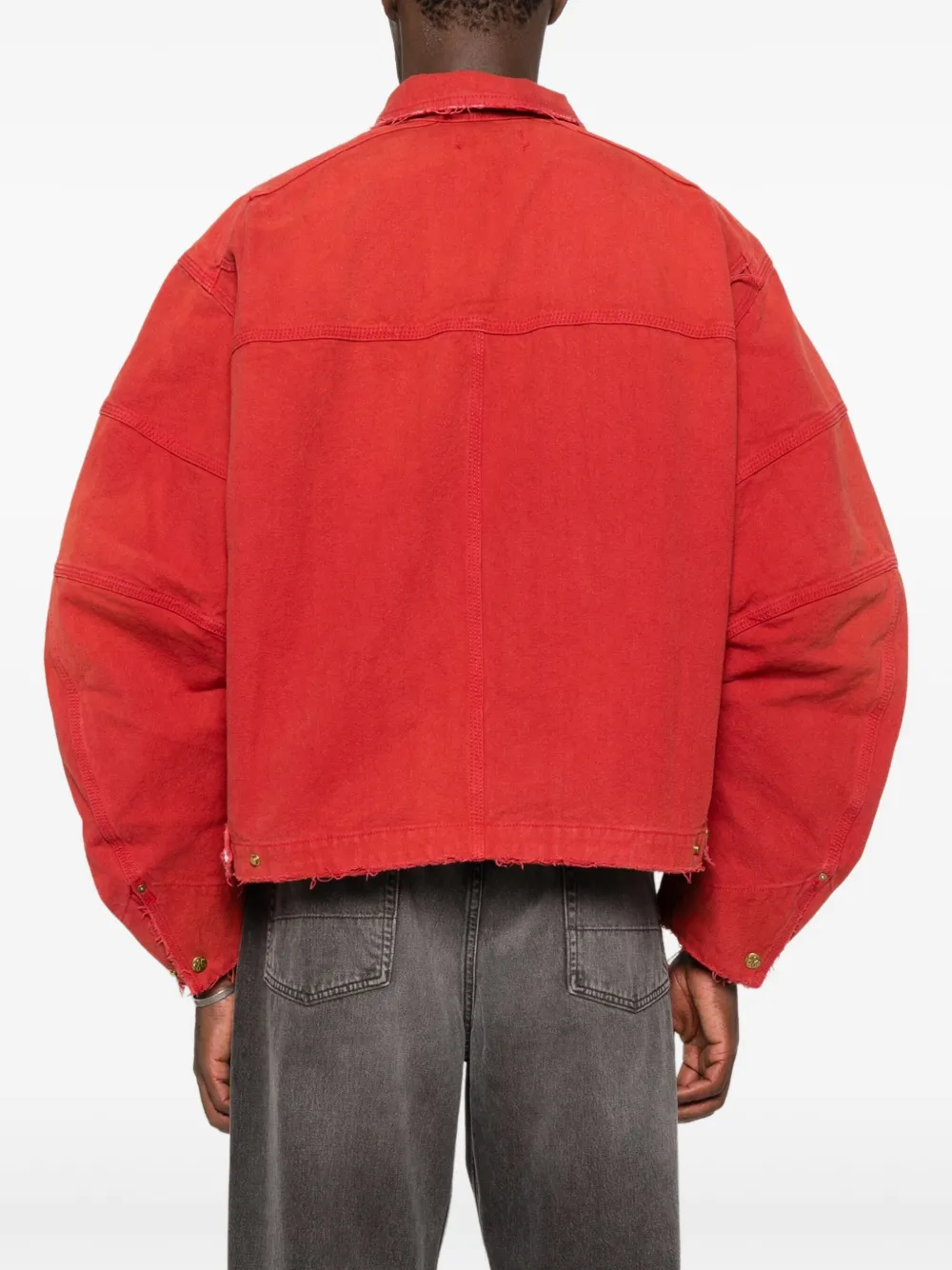 Willy Chavarria Jack met logodetail Rood