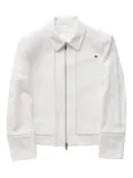 Helmut Lang zip-up bomber jacket - White