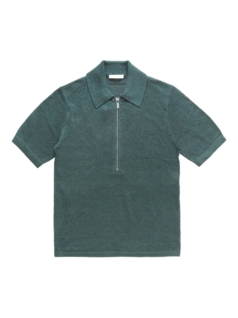 Helmut Lang zip-up T-shirt - グリーン Helmut Lang zip-up T-shirt - グリーン