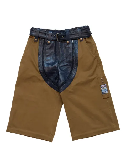 Martine Rose colour-block panelled shorts
