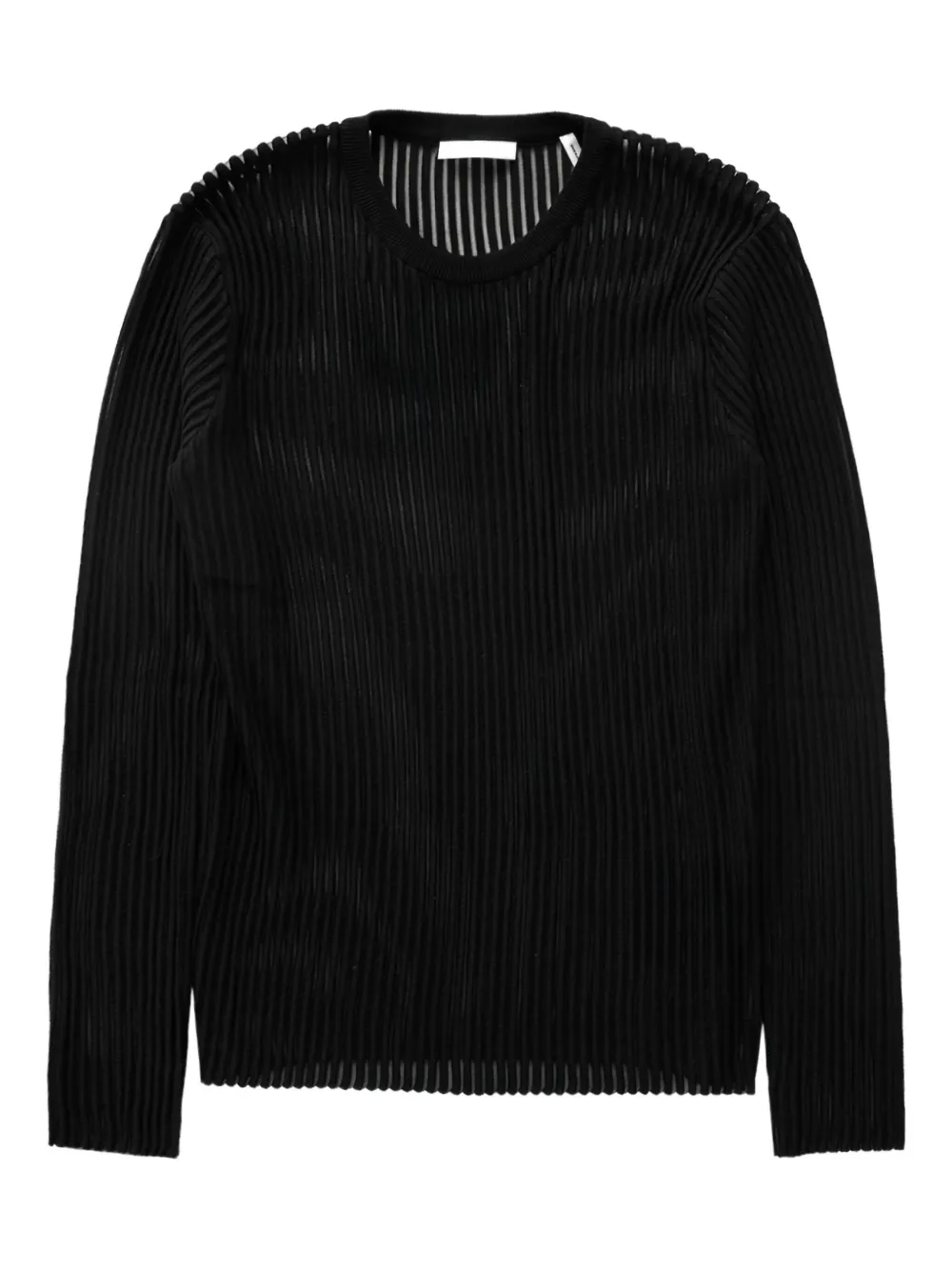 Helmut Lang crew-neck long sleeve T-shirt - ブラック Helmut Lang crew-neck long sleeve T-shirt - ブラック