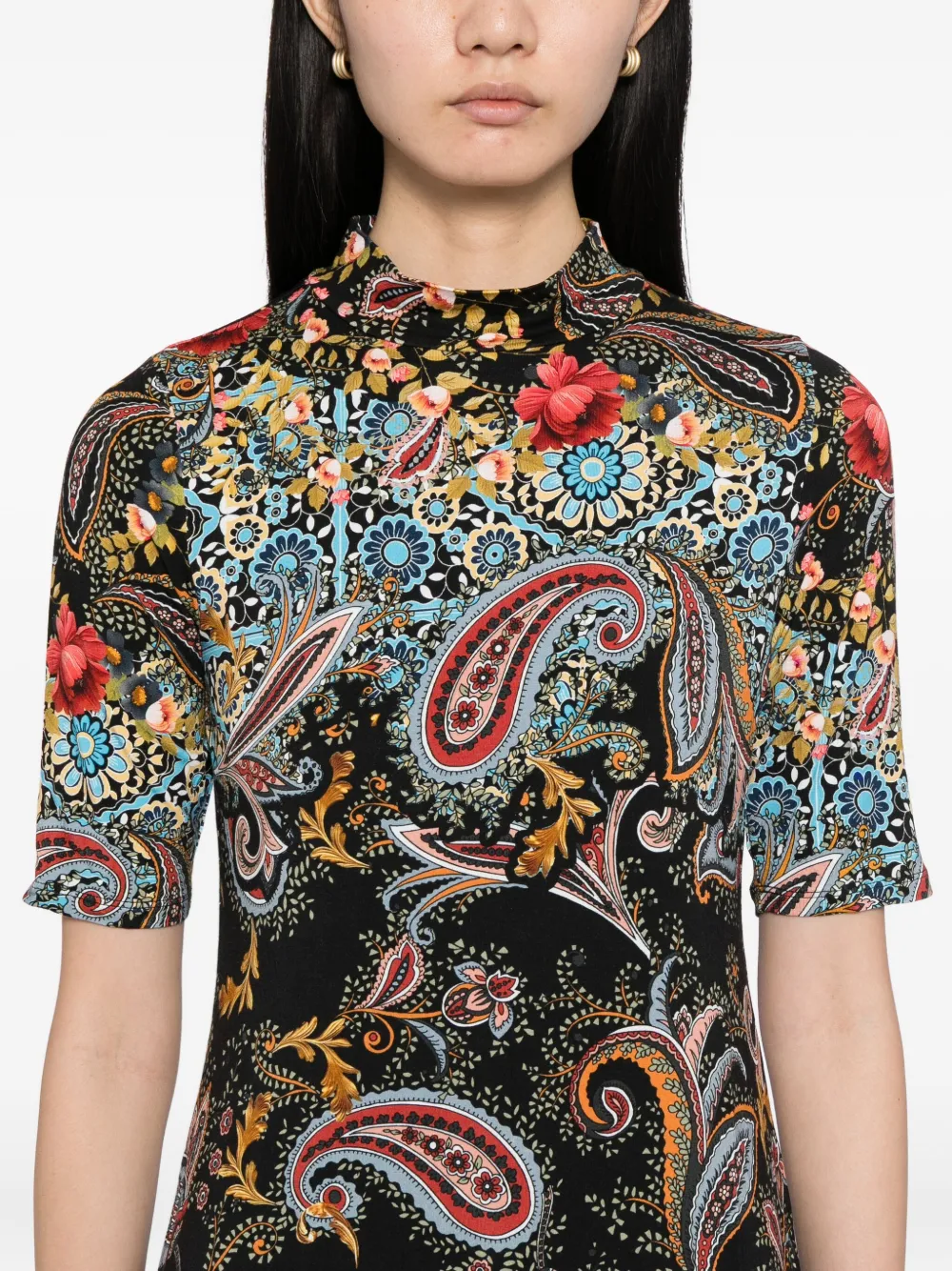 Johnny Was Janie jurk Zwart