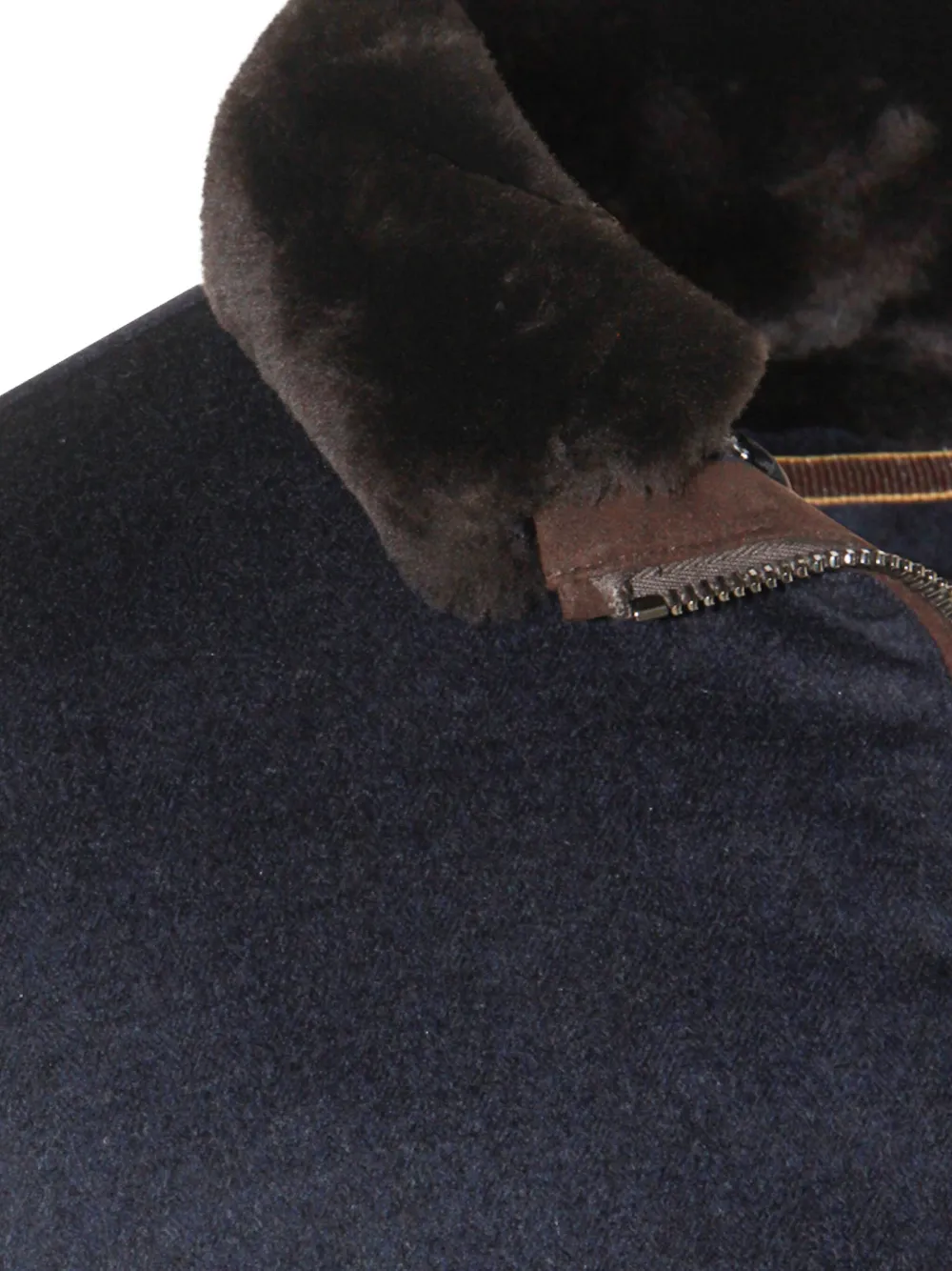 Moorer Dark Grey Wool Bellati Casual Jacket In Black