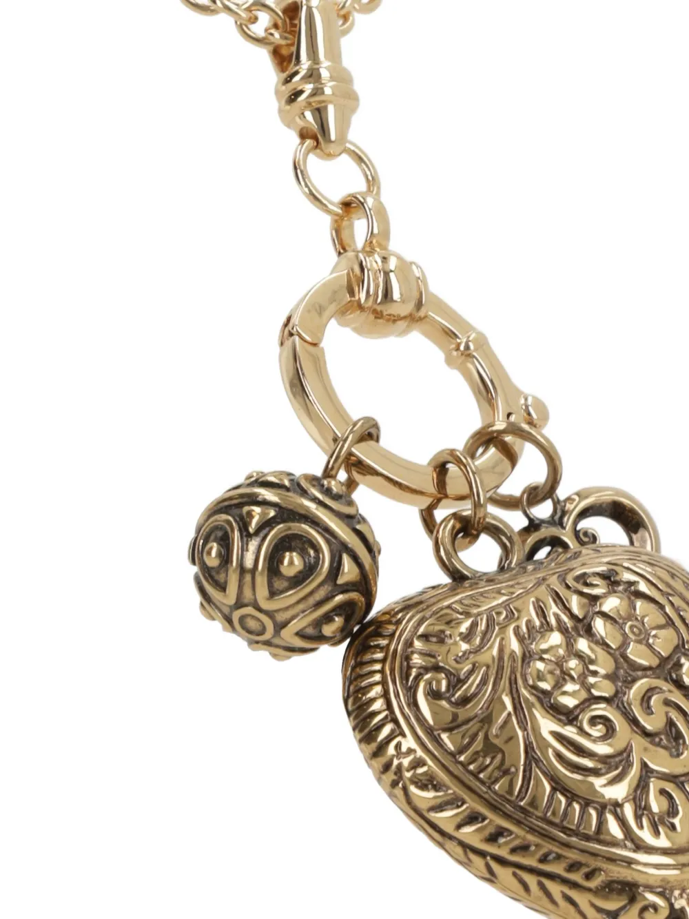 Chloé Victorian Charm Necklace In Gold