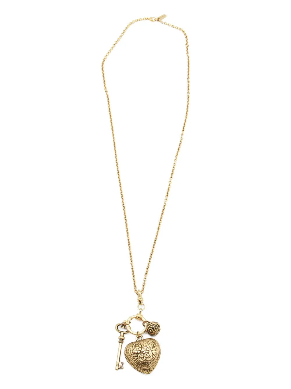 Chloé Victorian Charm Necklace In Gold
