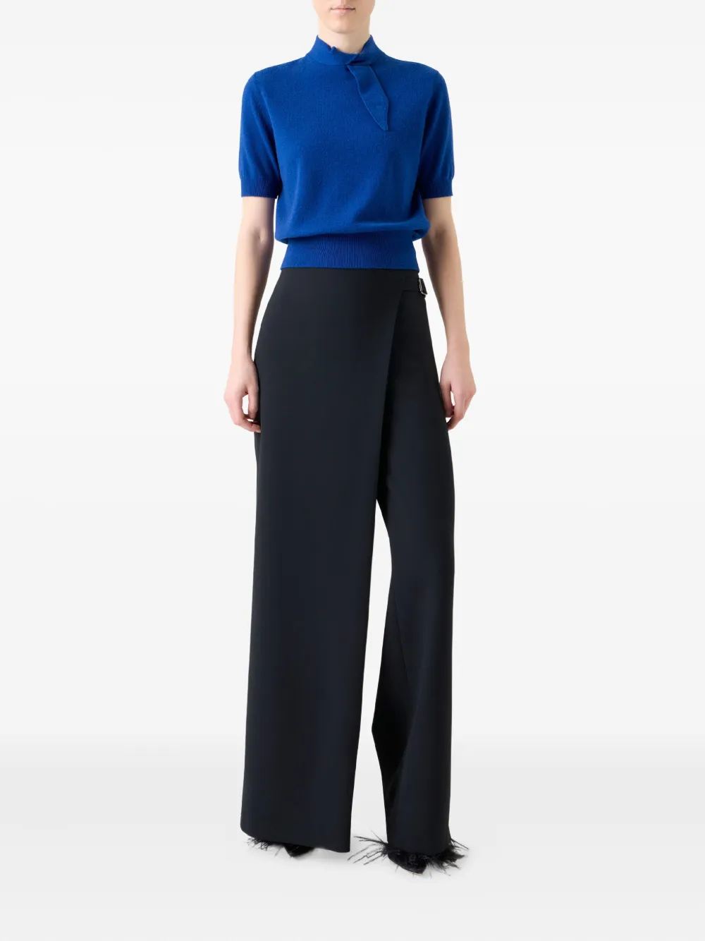 Akris tie-neck short-sleeve knitwear | T-Shirts & Jersey Shirts | Image 2