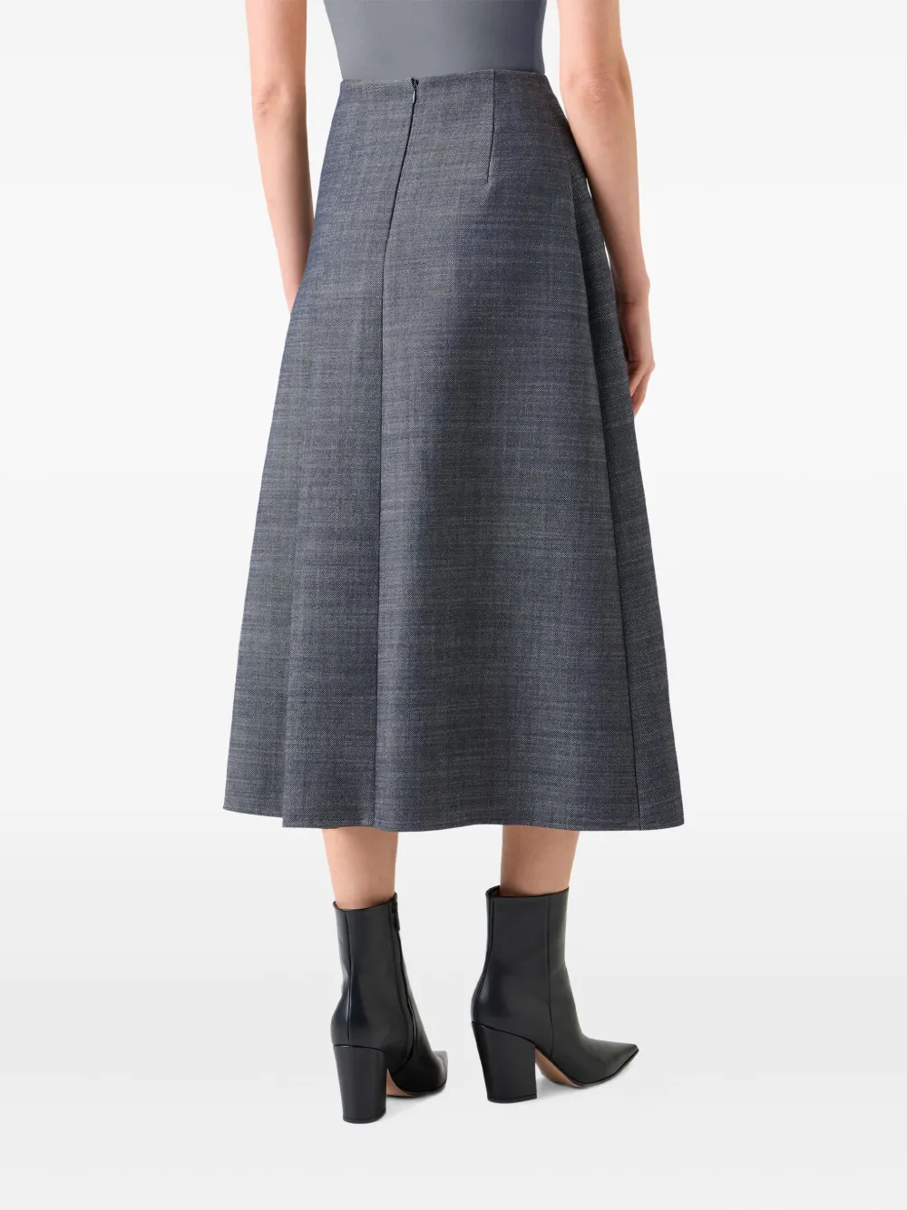 Akris plooirok Grijs