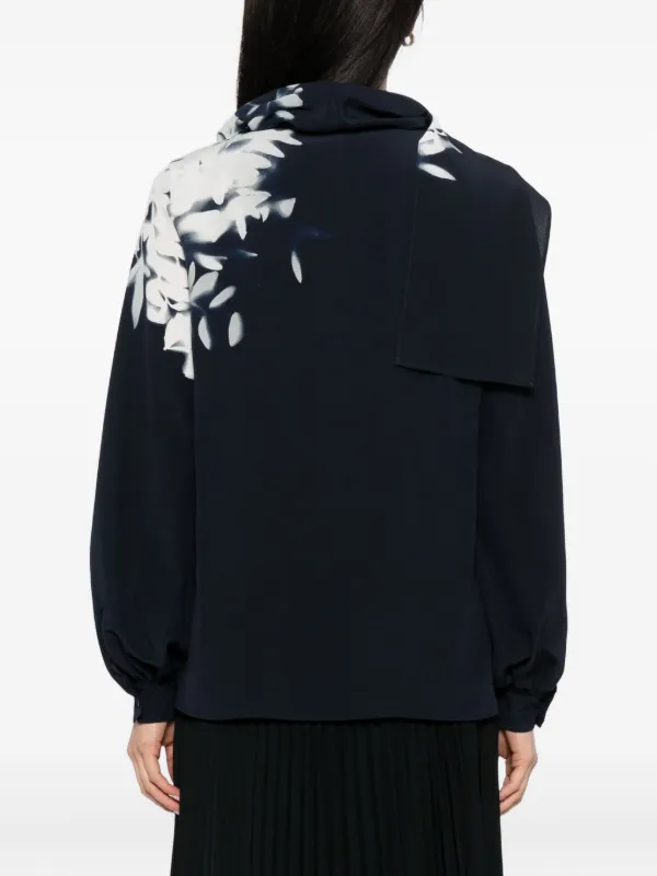 Akris Wildflower シルクシャツ | ブルー | FARFETCH JP