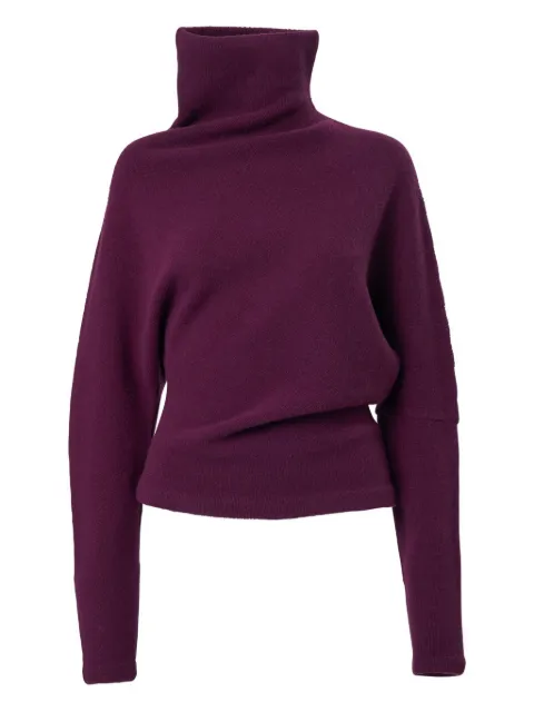 Carolina Herrera asymmetric turtleneck sweater