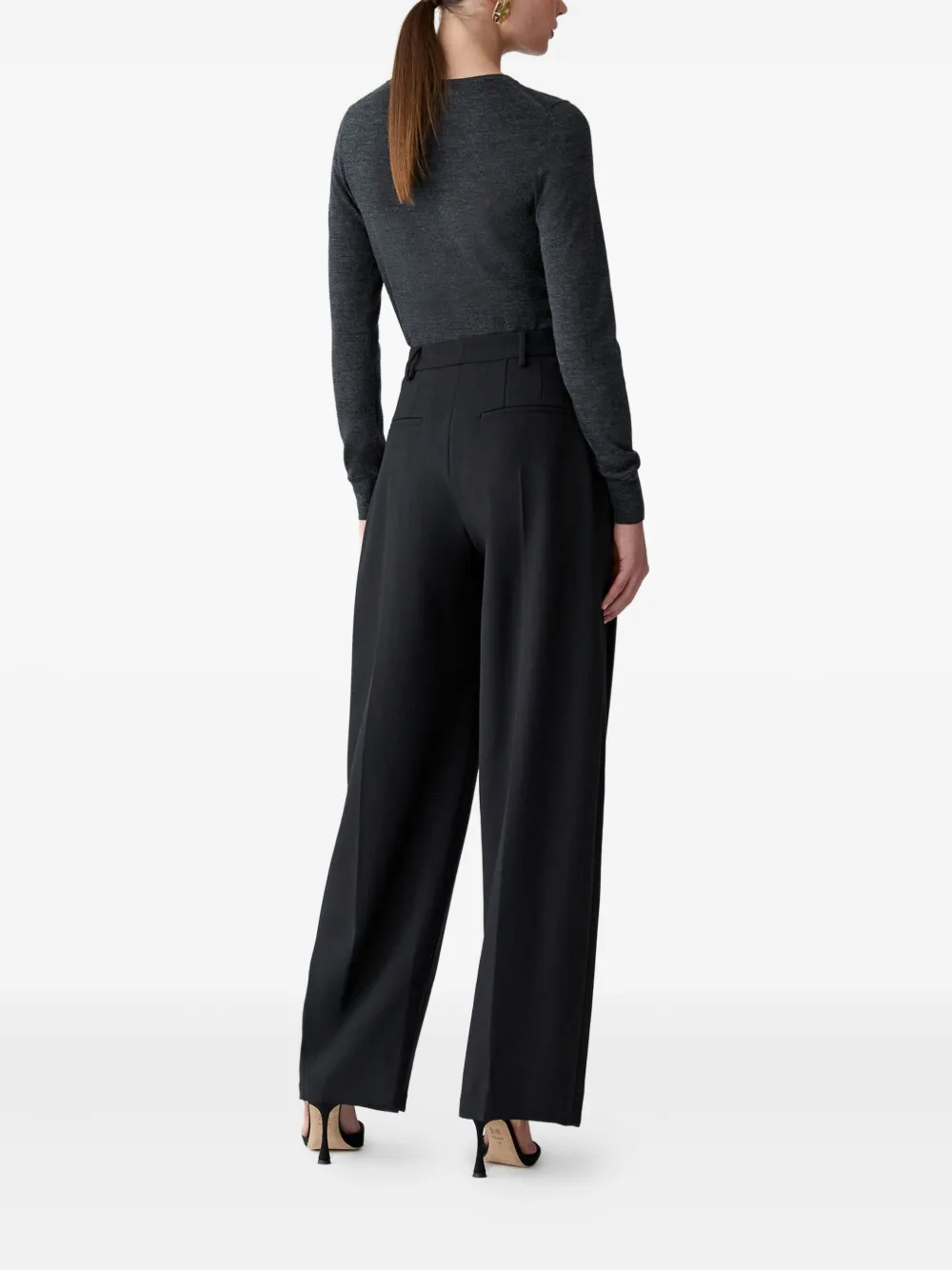 Carolina Herrera Mélange-effect Cardigan In Gray