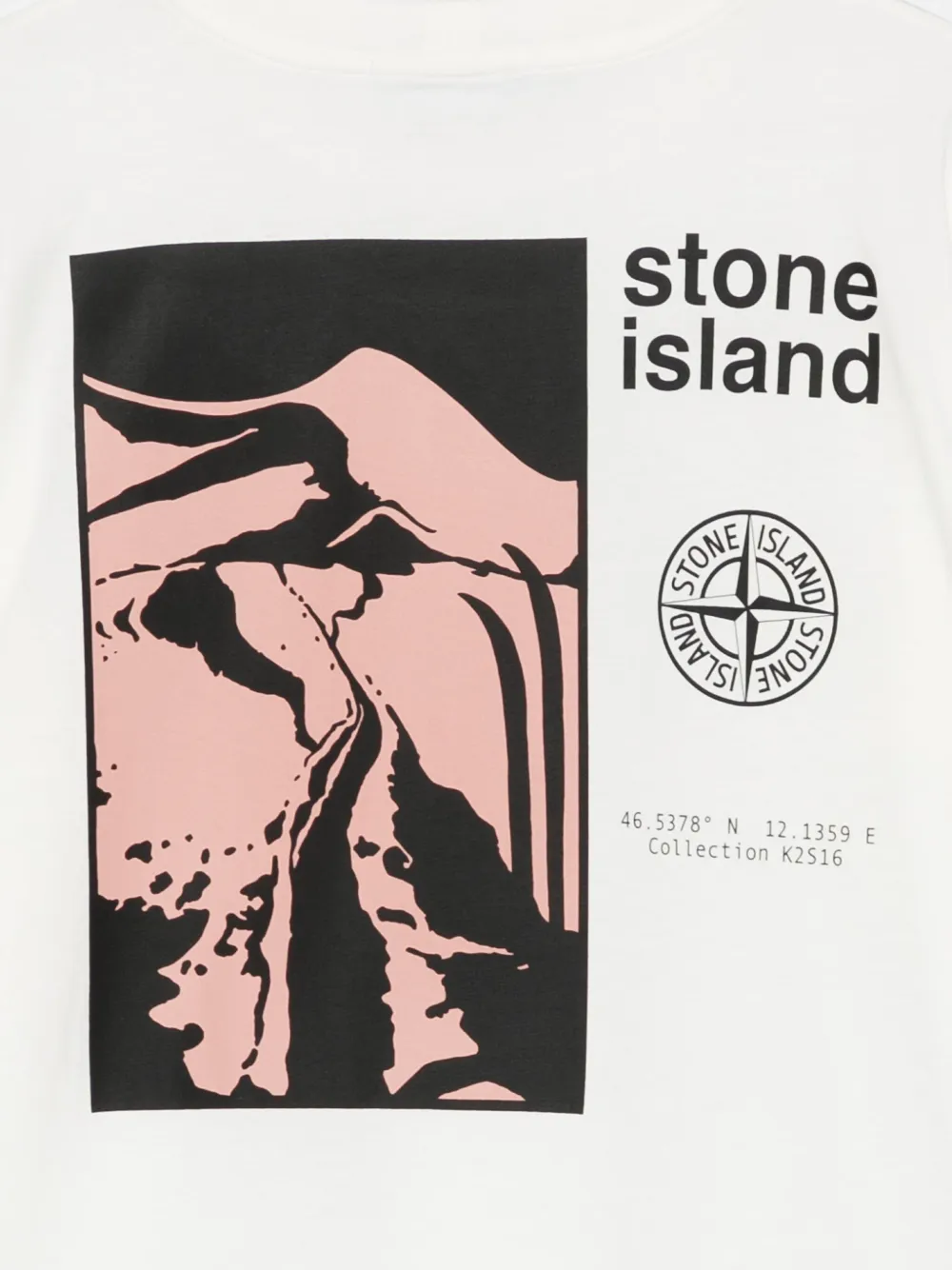 Stone Island Graphic-print T-shirt In White