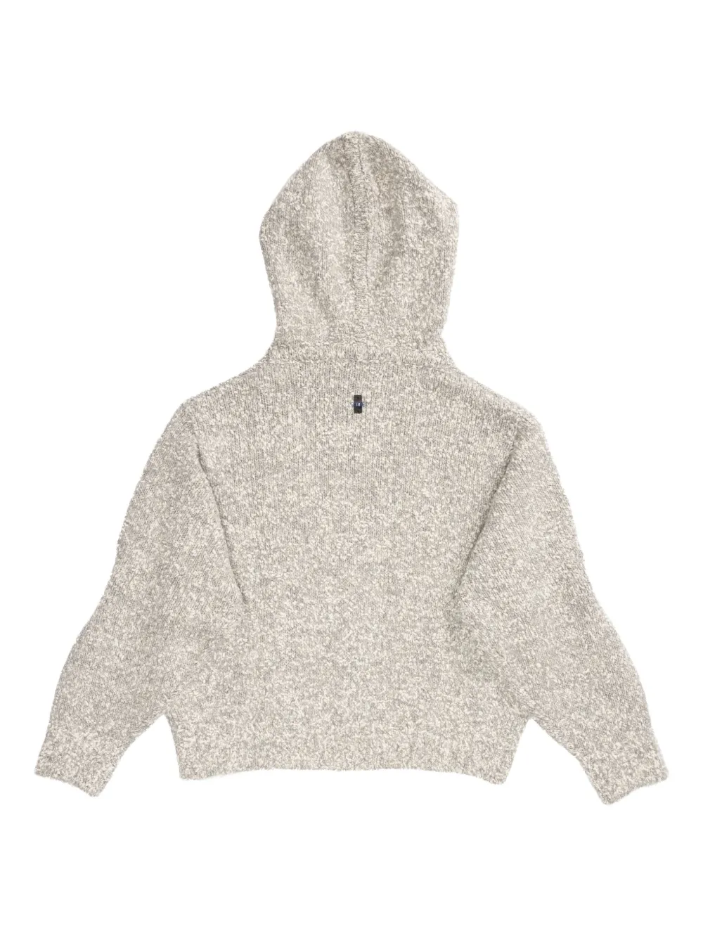 Ader Error Hooded Embroidered Cardigan In Neutral
