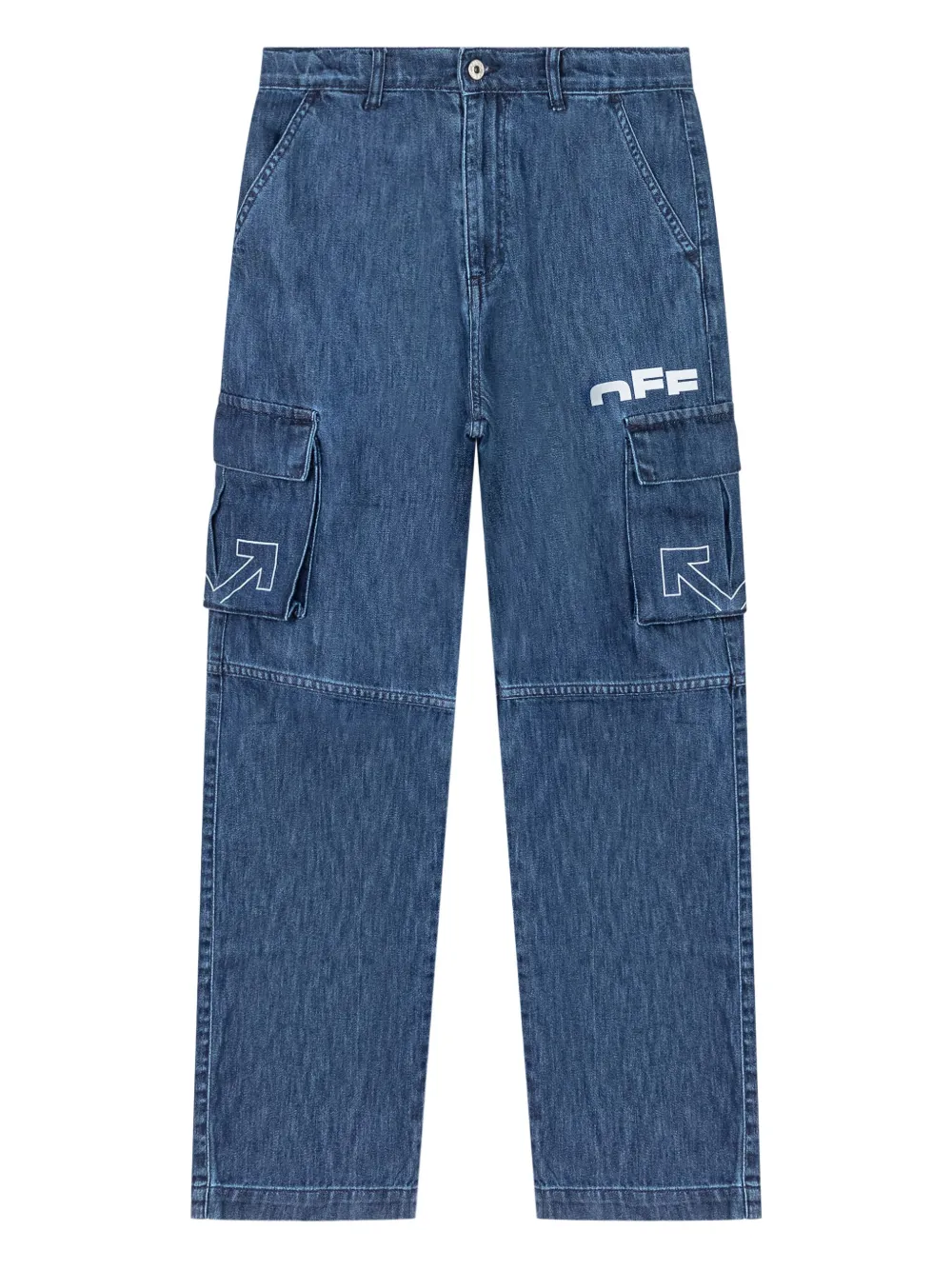 Off-White Kids cargo-pocket jeans | Blue | Image 1