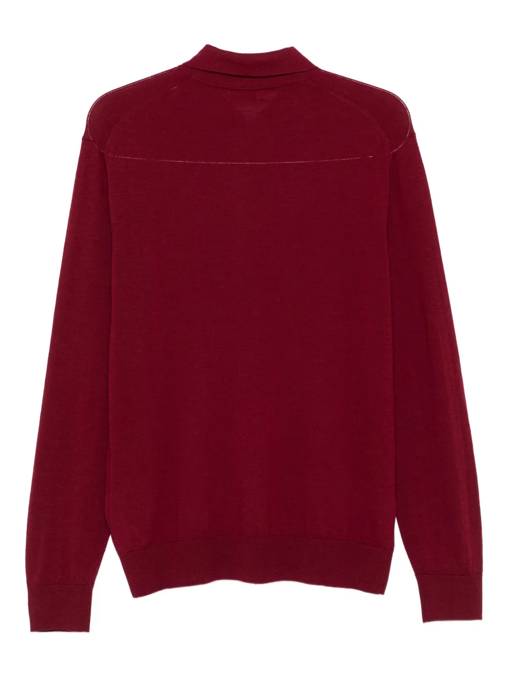 Ballantyne Wollen poloshirt - Rood