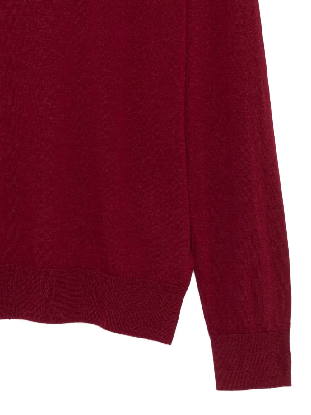 Ballantyne Wollen poloshirt Rood