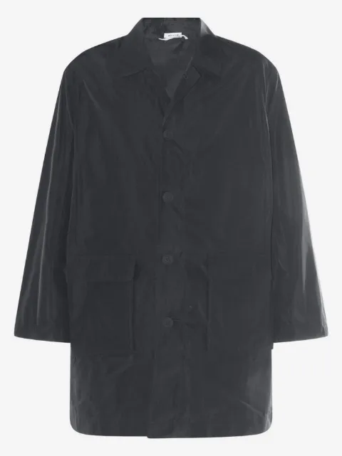 Thom Browne abrigo con botones y logo estampado