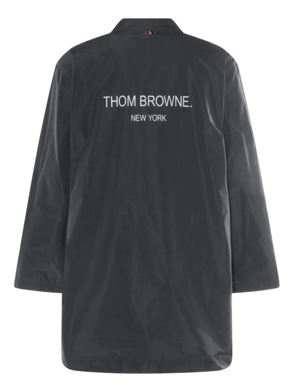 Thom Browne abrigo con botones y logo estampado | Abrigos con botonadura simple | Image 2