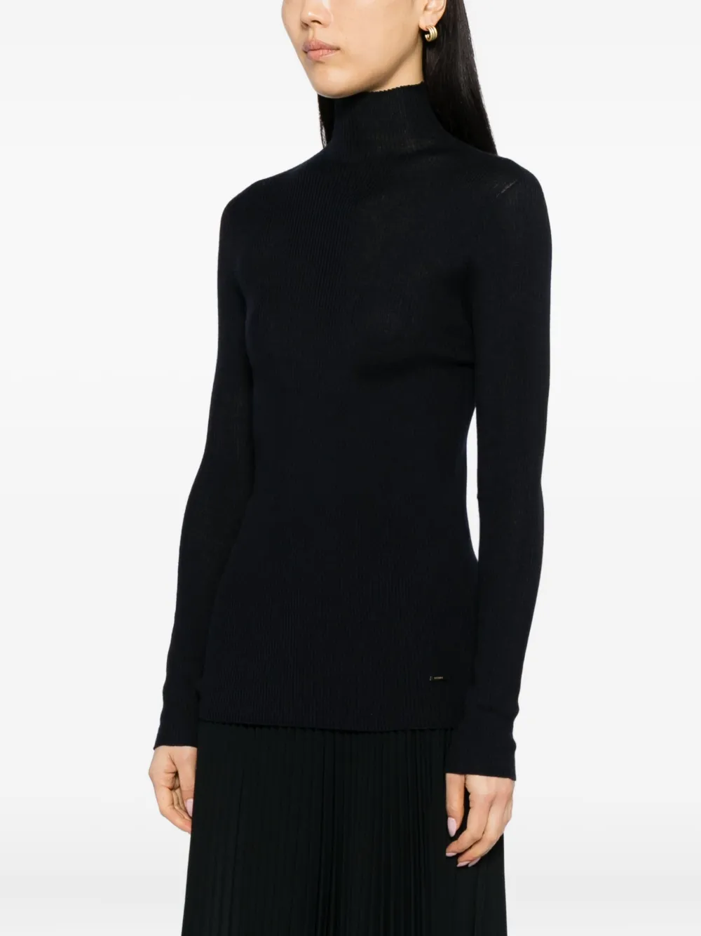 Akris Top met lange mouwen Blauw
