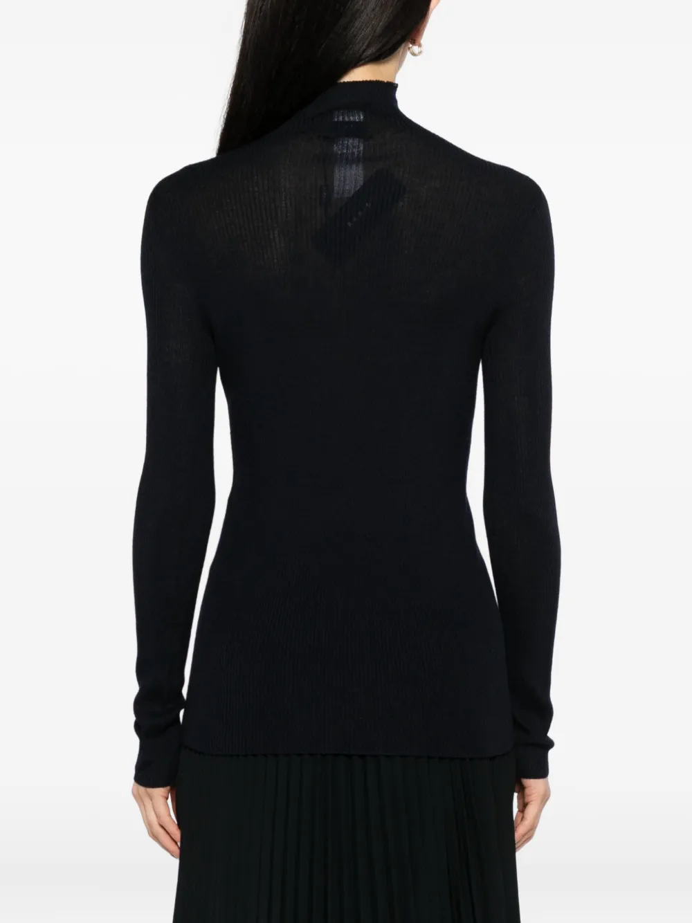 Akris Top met lange mouwen Blauw