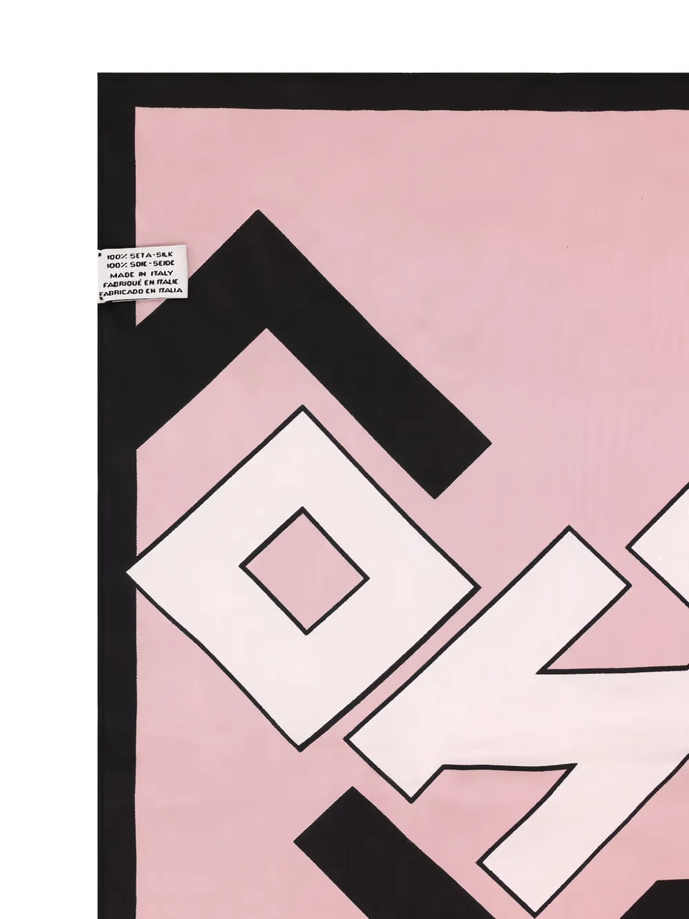 Longchamp logo border scarf | Men | Image 2